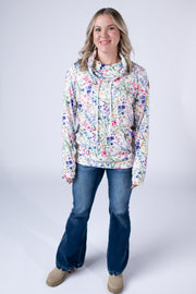 WAREHOUSE Soft Funnel Neck - Cottage Floral
