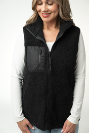 WAREHOUSE ONLY Sherpa Vest - Black