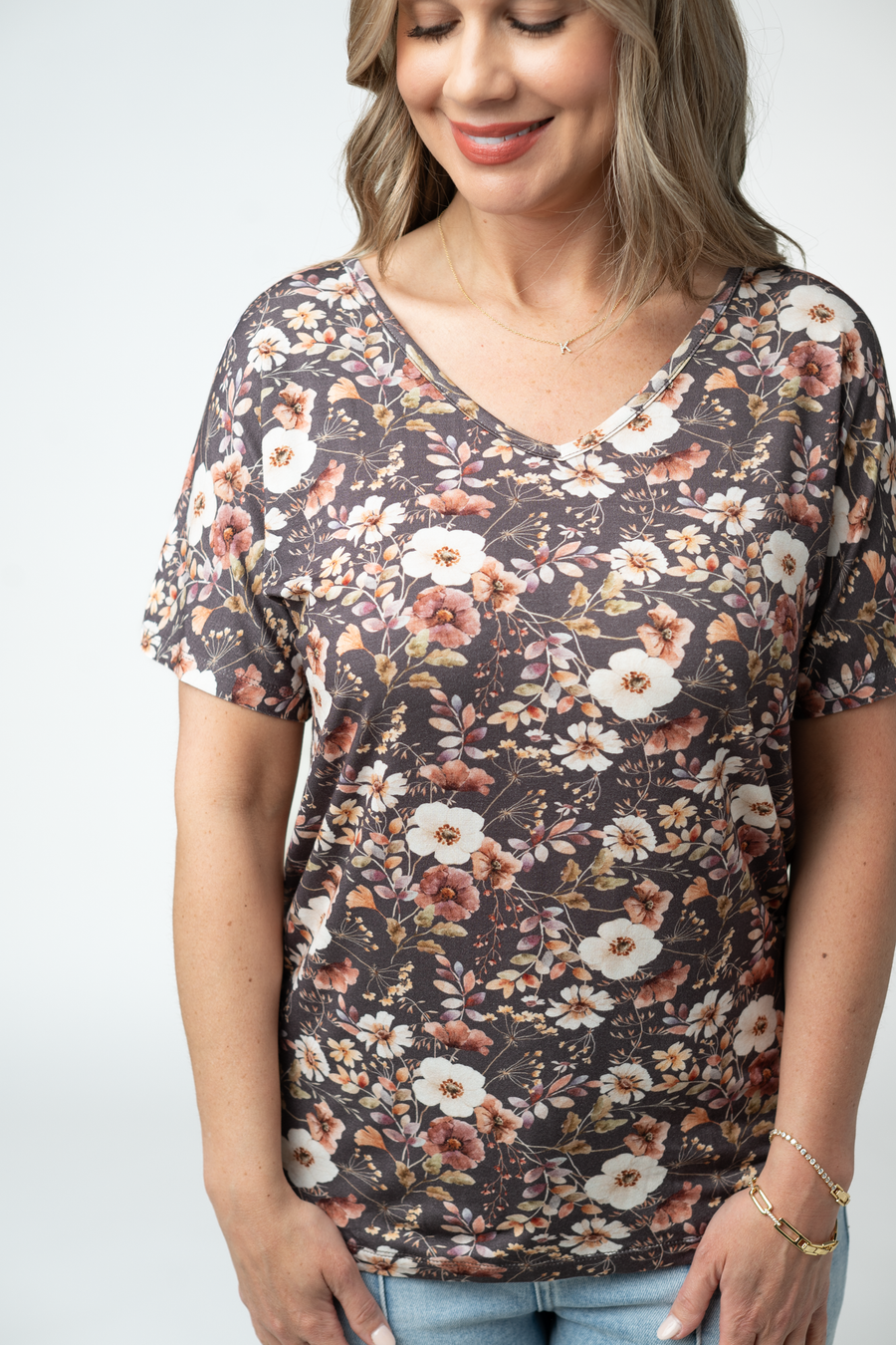 WAREHOUSE ONLY Chloe Cozy Top - Blushwood Floral