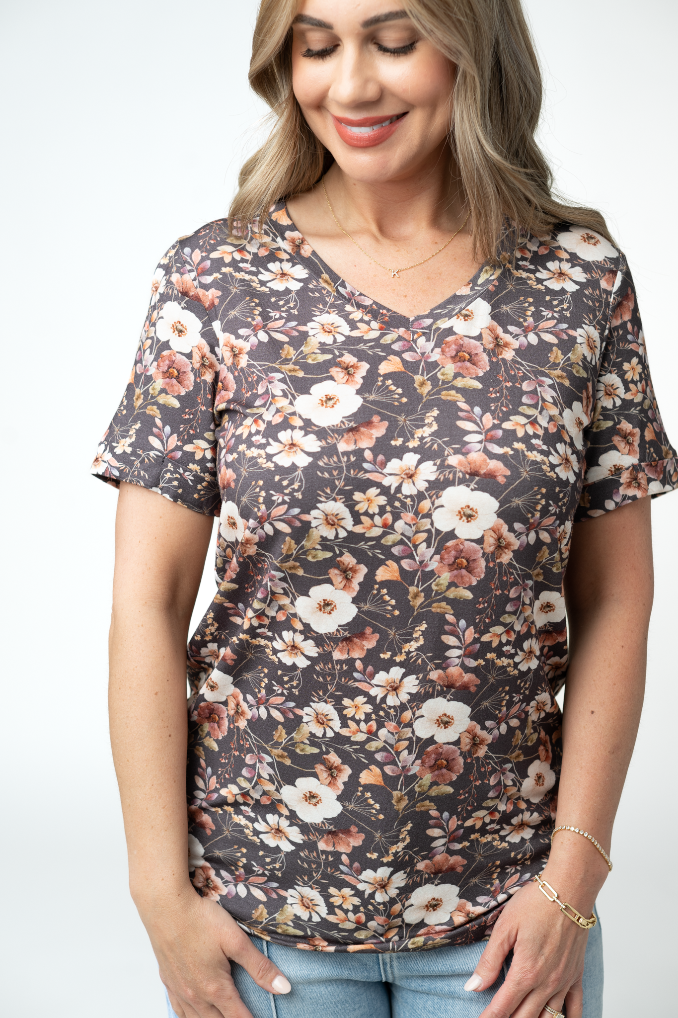 WAREHOUSE ONLY Sophie Top - Blushwood Floral