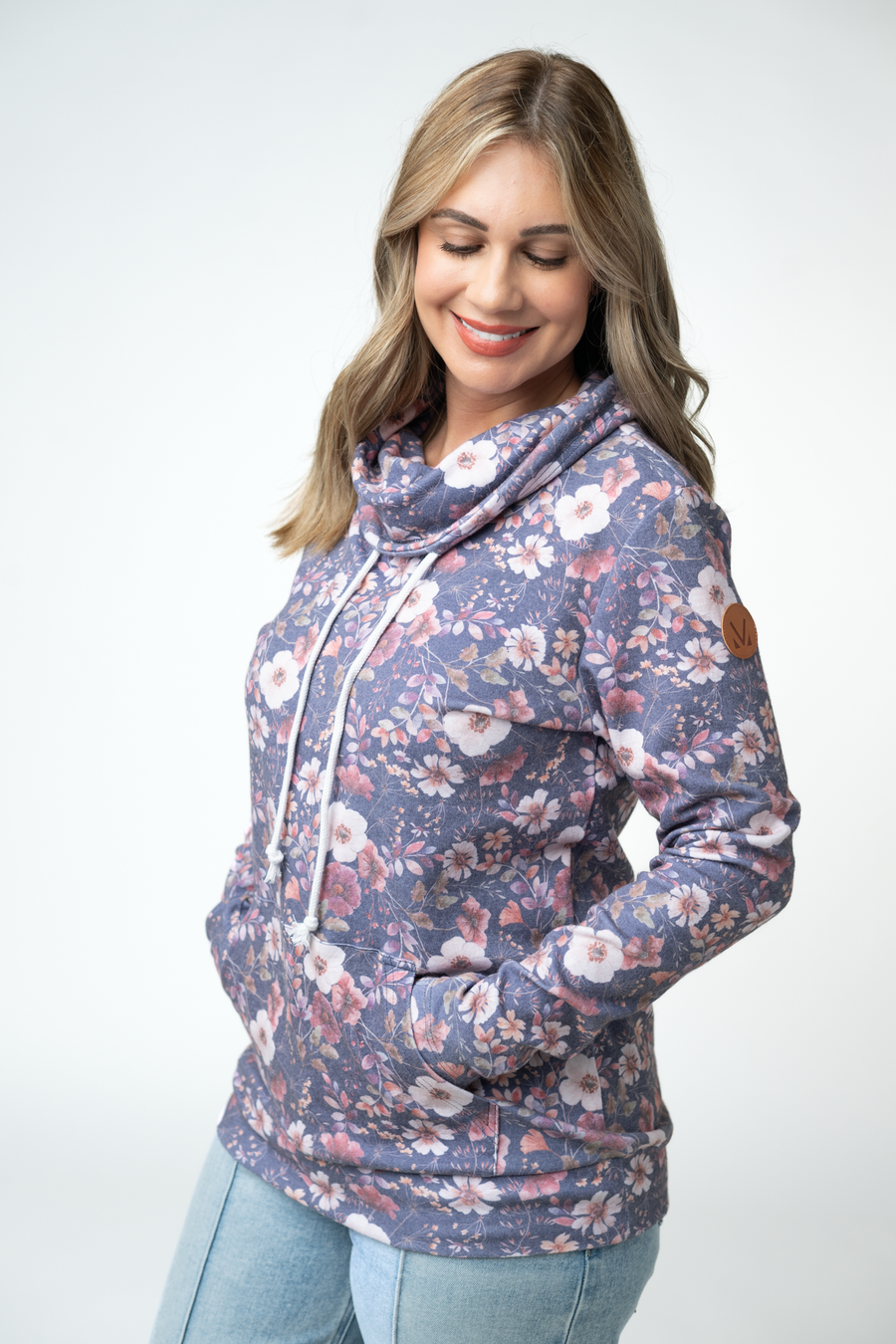 WAREHOUSE ONLY Classic Funnel Neck - Blushwood Floral
