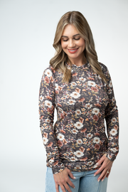 WAREHOUSE ONLY Blair Long Sleeve Top - Blushwood Floral