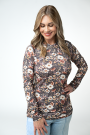 WAREHOUSE ONLY Blair Long Sleeve Top - Blushwood Floral