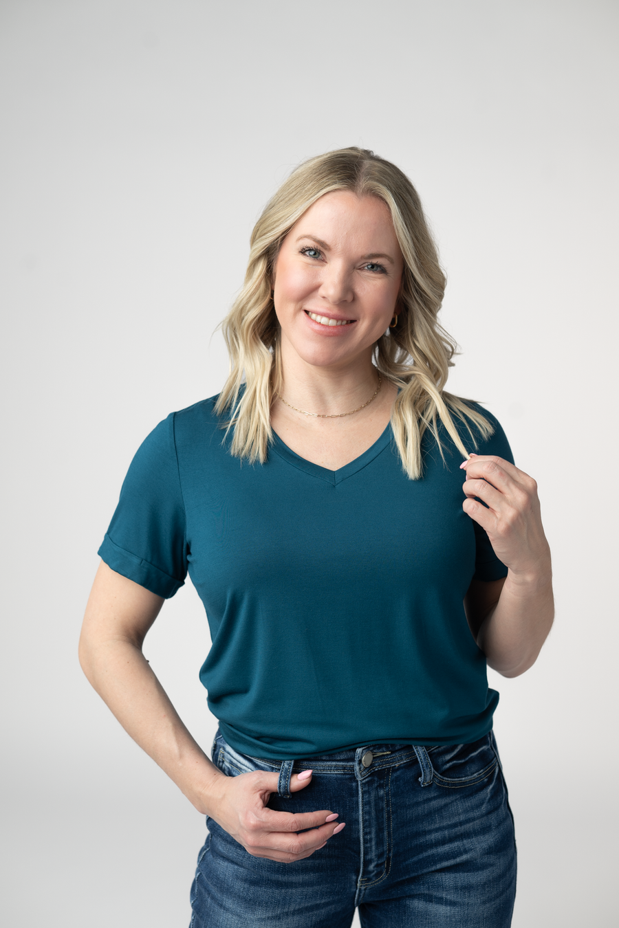 WAREHOUSE ONLY Sophie Top - Teal