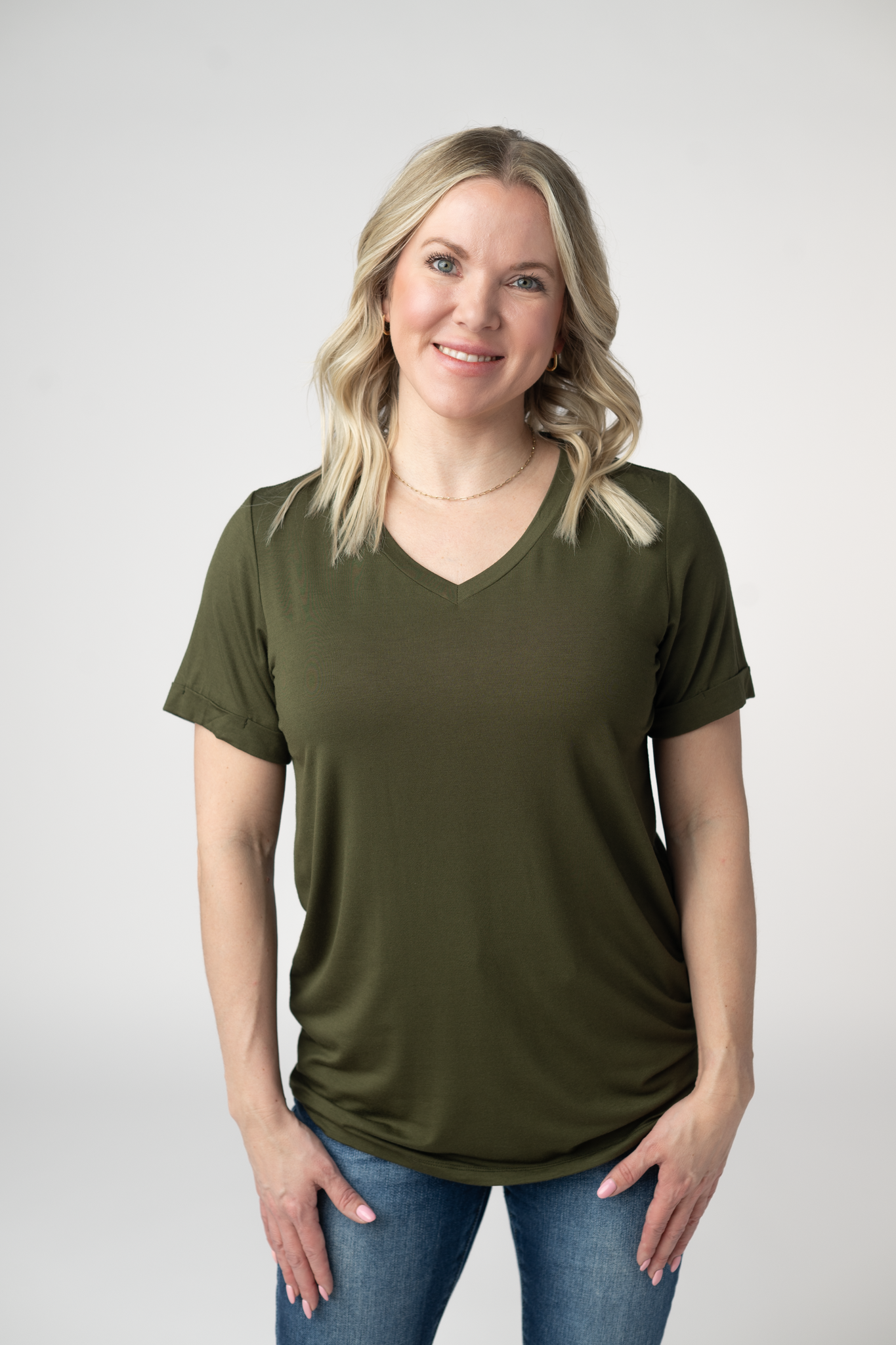 WAREHOUSE ONLY Sophie Top - Dark Olive