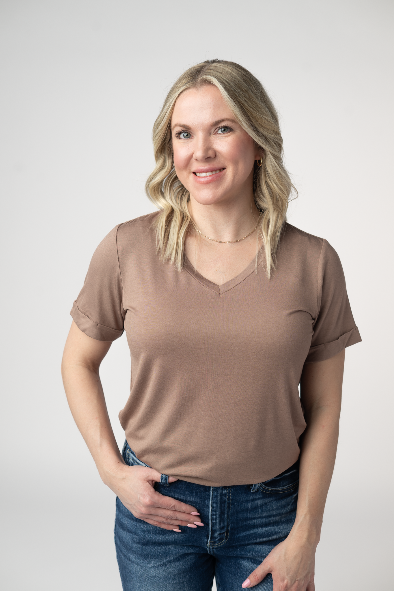WAREHOUSE ONLY Sophie Top - Mocha