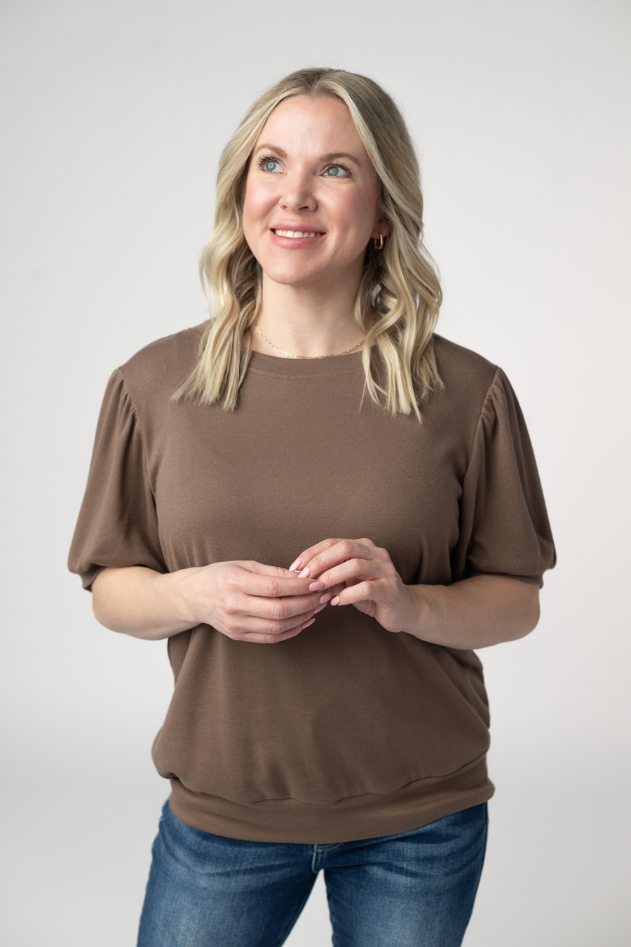 WAREHOUSE ONLY Katie Cozy Top - Mocha