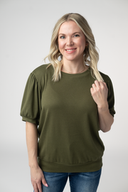 WAREHOUSE ONLY Katie Cozy Top - Olive