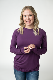 WAREHOUSE ONLY Blair Long Sleeve Top - Purple