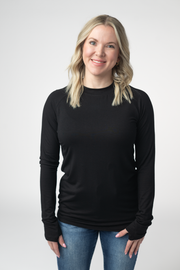 WAREHOUSE ONLY Blair Long Sleeve Top - Black