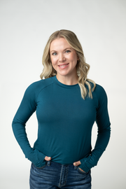 WAREHOUSE ONLY Blair Long Sleeve Top - Teal