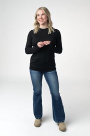WAREHOUSE ONLY Blair Long Sleeve Top - Black