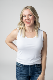 WAREHOUSE ONLY Ava Tank- White