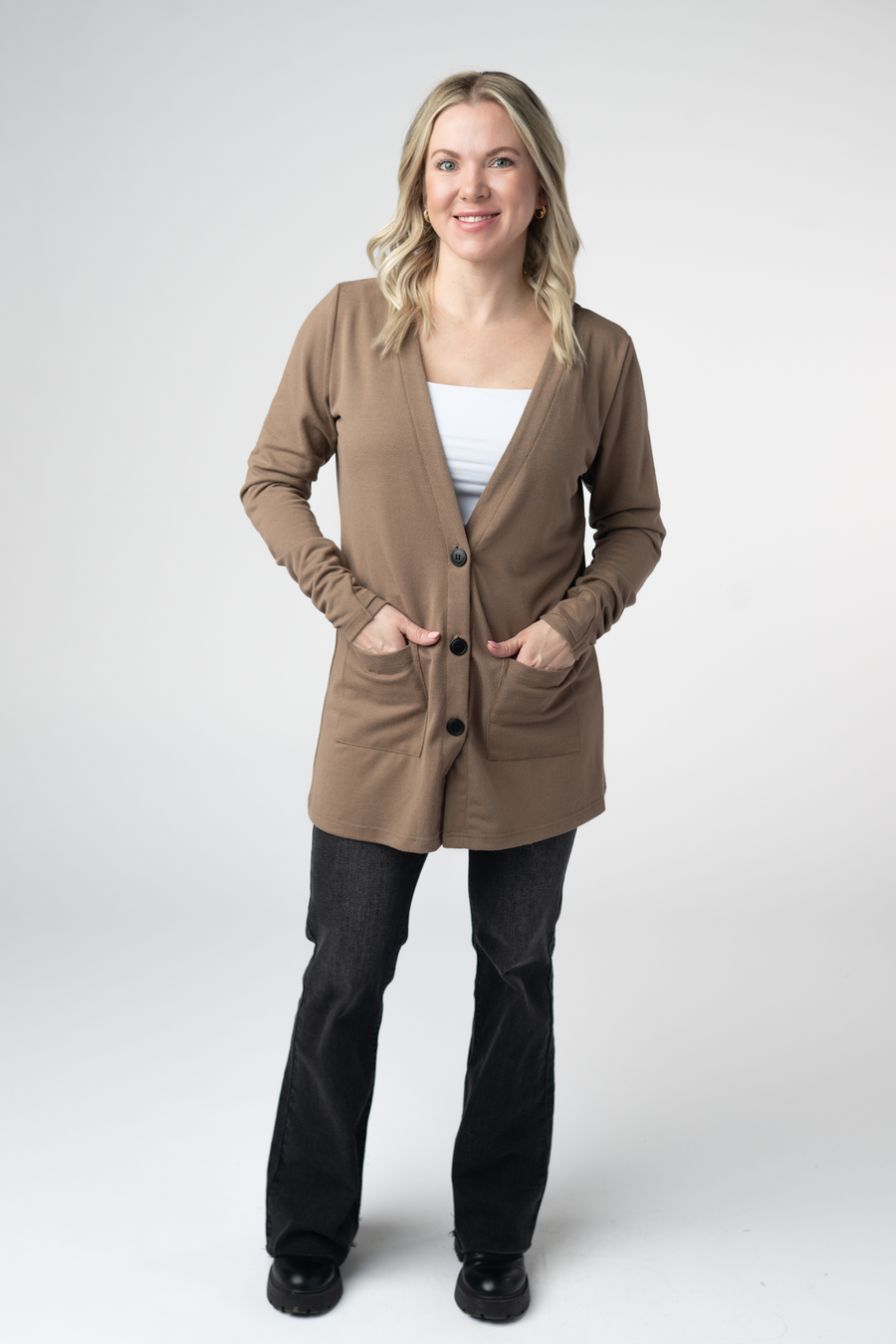 WAREHOUSE ONLY Cori Cardigan - Mocha