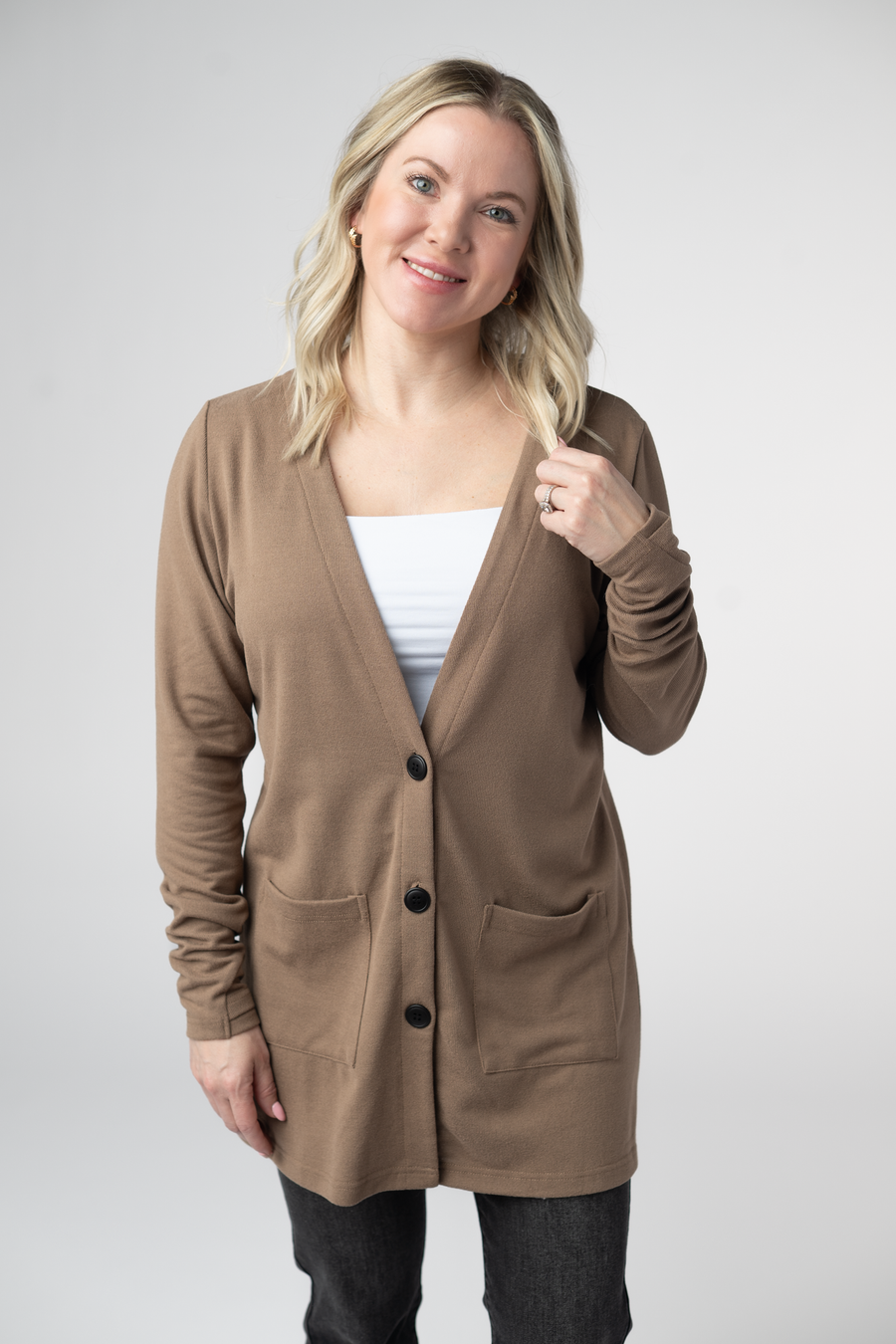 WAREHOUSE ONLY Cori Cardigan - Mocha