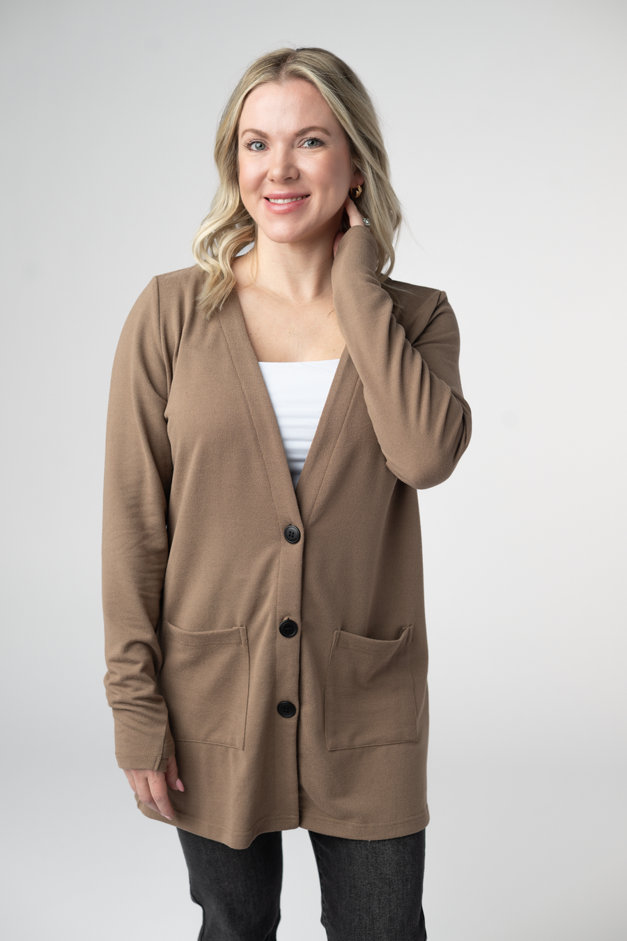 WAREHOUSE ONLY Cori Cardigan - Mocha