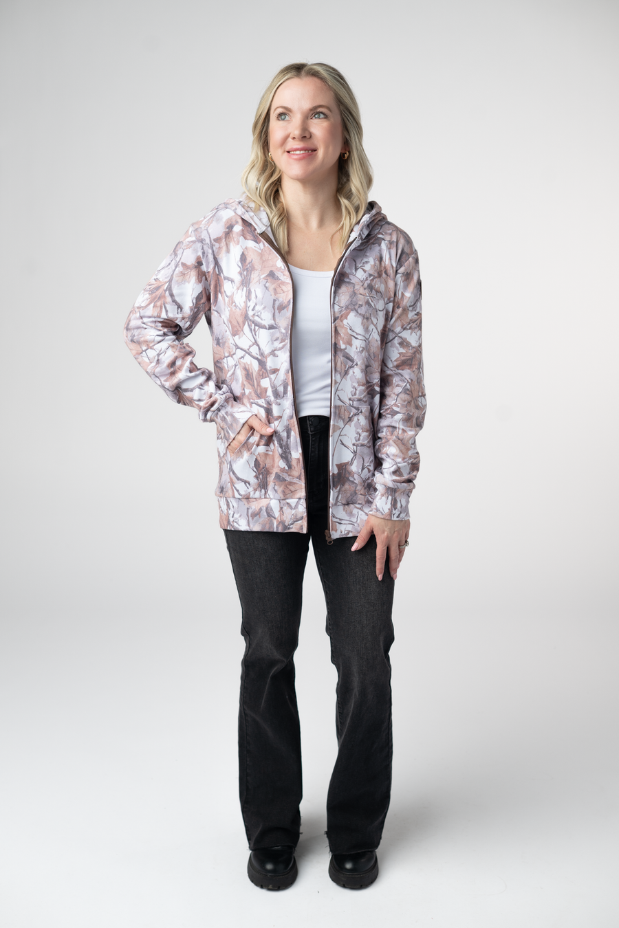 WAREHOUSE ONLY Fullzip Hoodie - Woodsy Camo