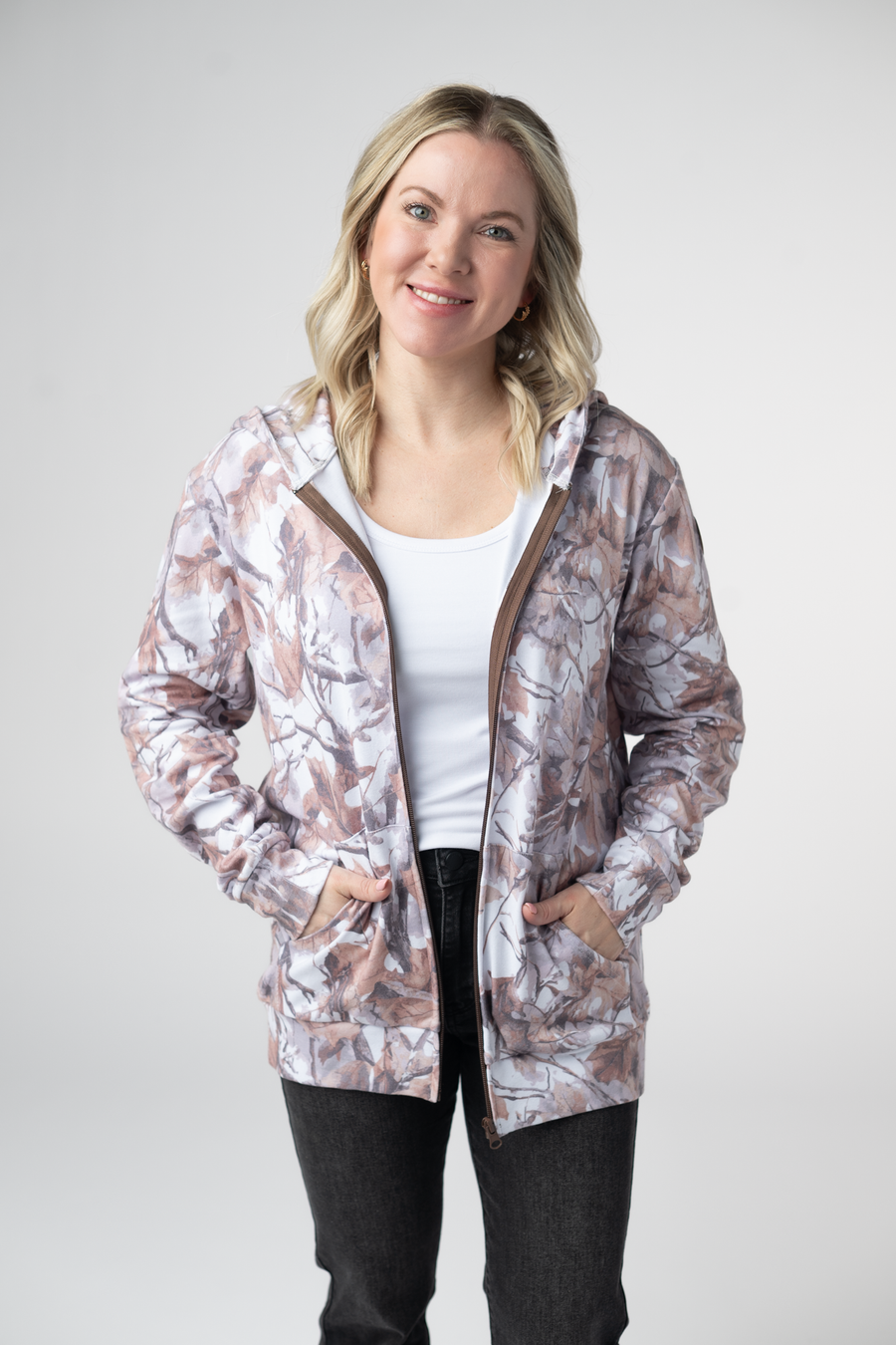WAREHOUSE ONLY Fullzip Hoodie - Woodsy Camo