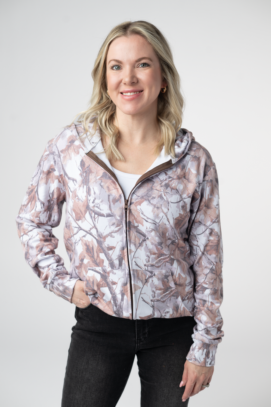 WAREHOUSE ONLY Fullzip Hoodie - Woodsy Camo