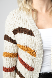 WAREHOUSE ONLY Fall Striped Cardigan