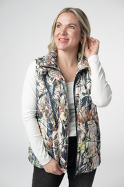 WAREHOUSE ONLY Remy Zip Up Vest - Dark Camo