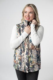 WAREHOUSE ONLY Remy Zip Up Vest - Dark Camo
