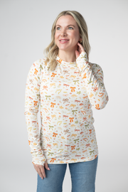 WAREHOUSE ONLY Blair Long Sleeve Top - Harvest Bows