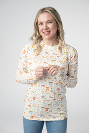 WAREHOUSE ONLY Blair Long Sleeve Top - Harvest Bows