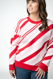 WAREHOUSE ONLY Candy Cane Pullover Sweater