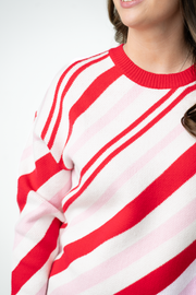 WAREHOUSE ONLY Candy Cane Pullover Sweater