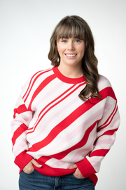WAREHOUSE ONLY Candy Cane Pullover Sweater
