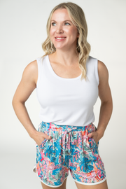 WAREHOUSE ONLY Nova Summer Shorts - Tropical Palm FINAL SALE