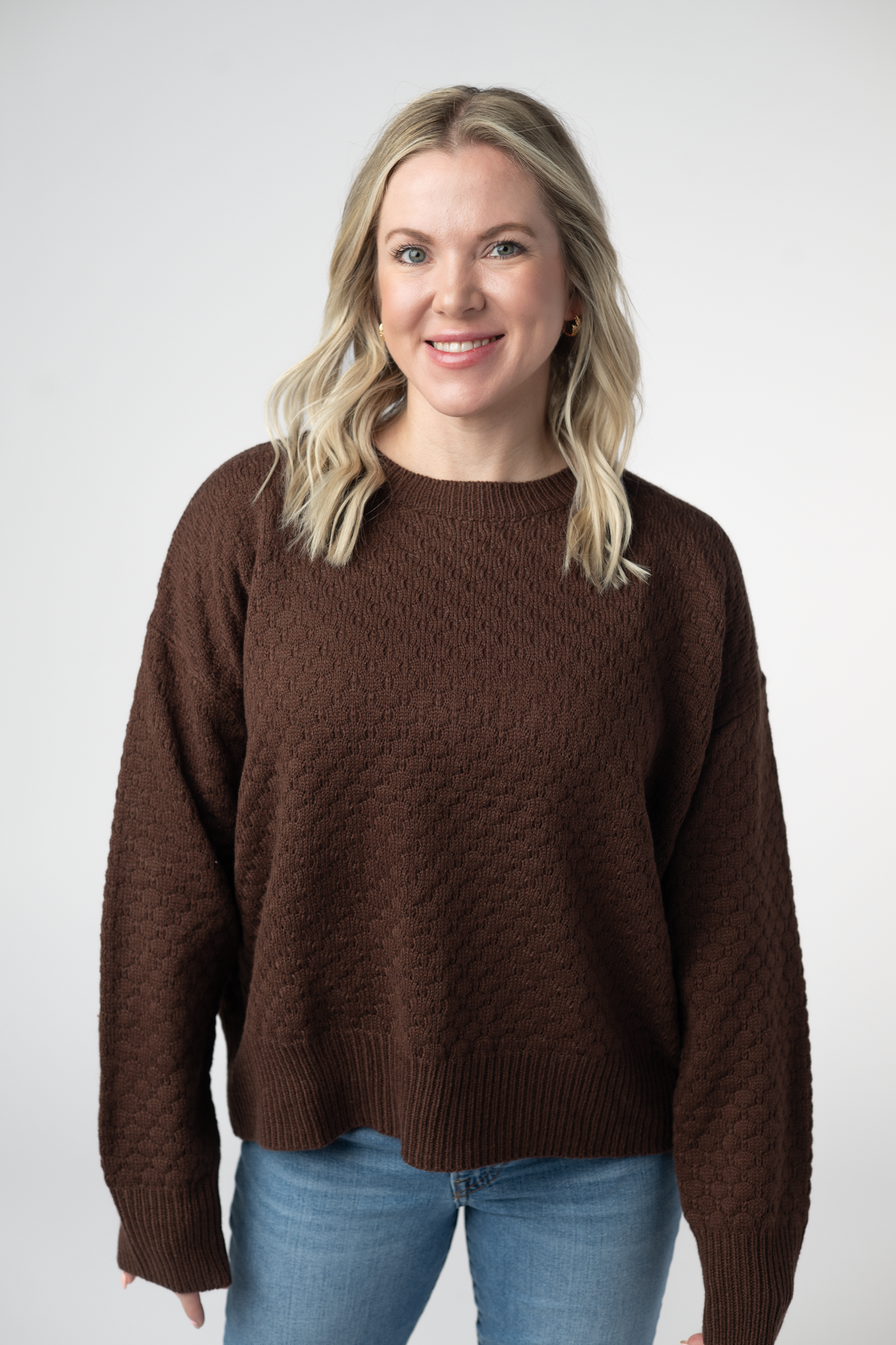 WAREHOUSE ONLY Gianna Pullover Sweater - Brown