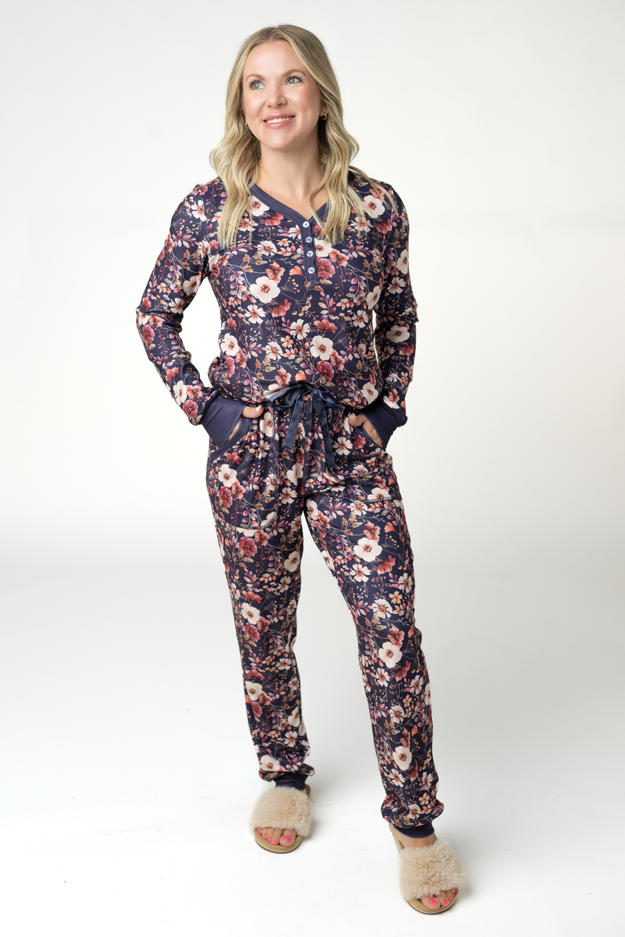 WAREHOUSE ONLY Cozy Pajama Set - Blushwood Floral