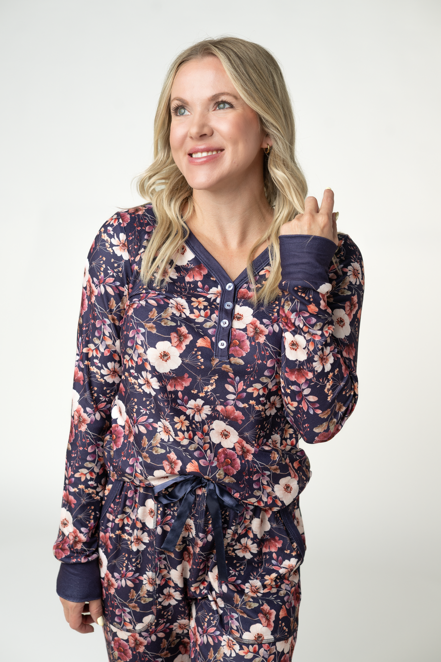 WAREHOUSE ONLY Cozy Pajama Set - Blushwood Floral
