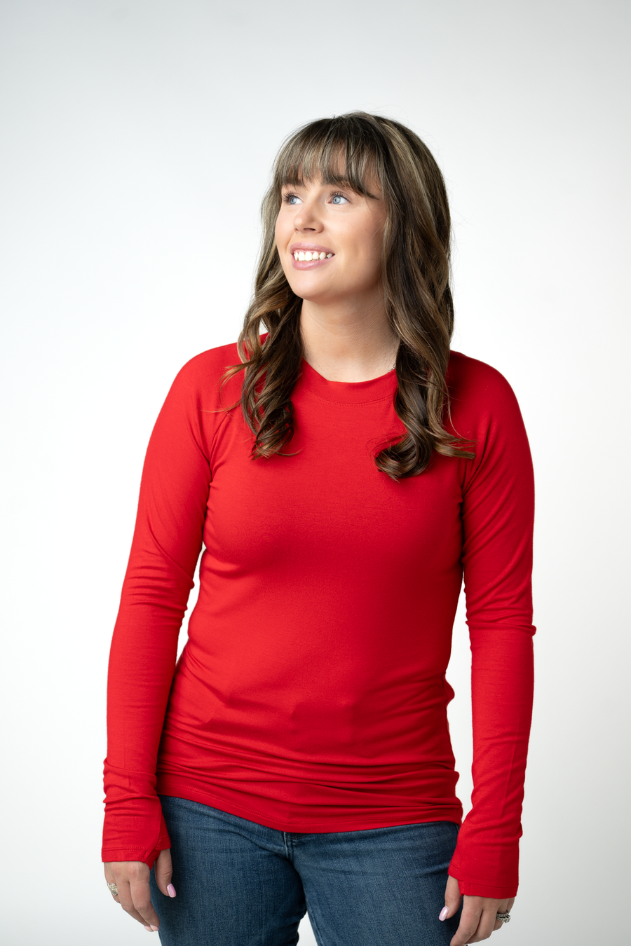 WAREHOUSE ONLY Blair Long Sleeve Top - Red