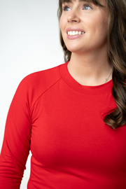 WAREHOUSE ONLY Blair Long Sleeve Top - Red