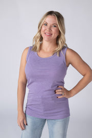WAREHOUSE Ava Tank - Heathered Lavender