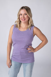 WAREHOUSE Ava Tank - Heathered Lavender
