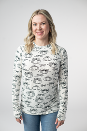 WAREHOUSE ONLY Blair Long Sleeve Top - Classic Pumpkins