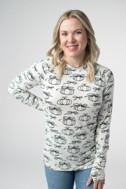 WAREHOUSE ONLY Blair Long Sleeve Top - Classic Pumpkins