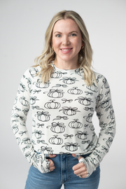 WAREHOUSE ONLY Blair Long Sleeve Top - Classic Pumpkins
