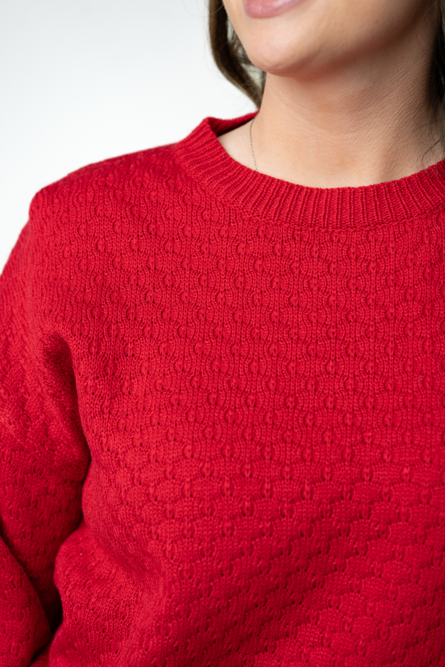 WAREHOUSE ONLY Gianna Pullover Sweater - Red