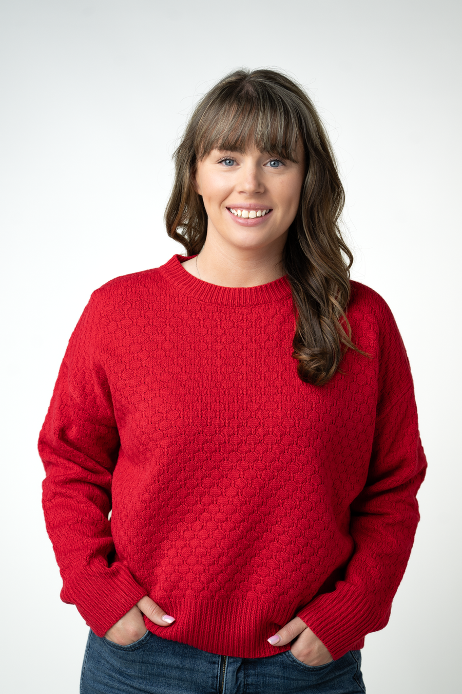 WAREHOUSE ONLY Gianna Pullover Sweater - Red