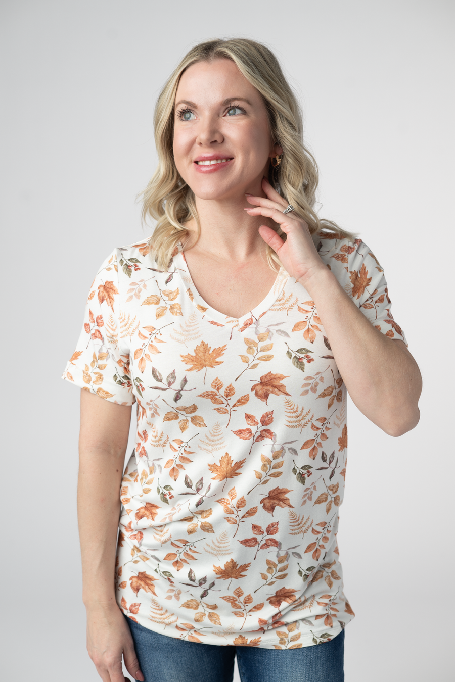 WAREHOUSE ONLY Sophie Top - Autumn Leaves