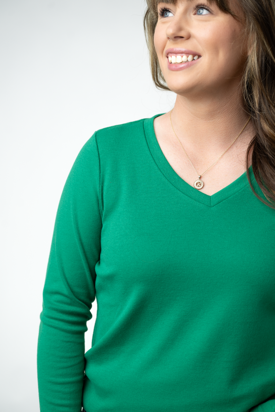 WAREHOUSE ONLY Leah Long Sleeve Top - Green