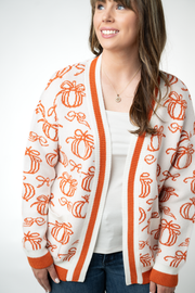 WAREHOUSE ONLY Pumpkins Pocket Cardigan