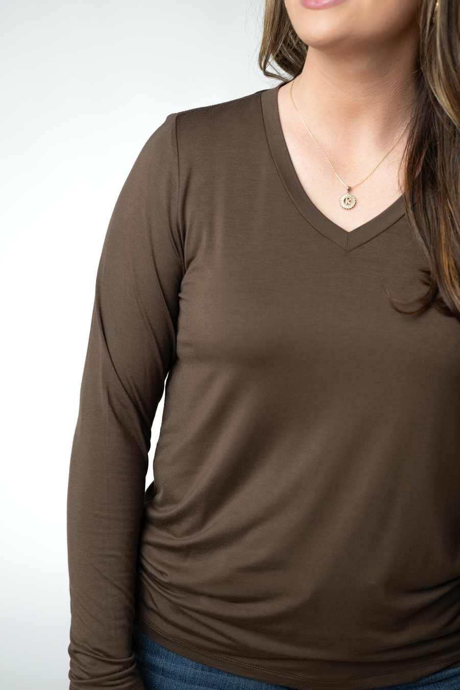WAREHOUSE ONLY Larissa Long Sleeve - Brown