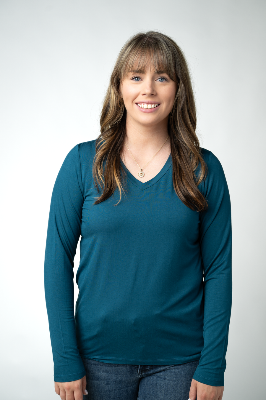 WAREHOUSE ONLY Larissa Long Sleeve - Teal
