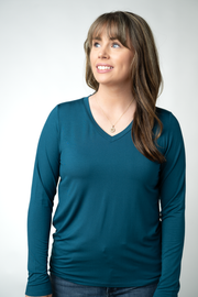 WAREHOUSE ONLY Larissa Long Sleeve - Teal